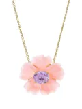 Irene Neuwirth 18K yellow gold opal kunzite flower necklace