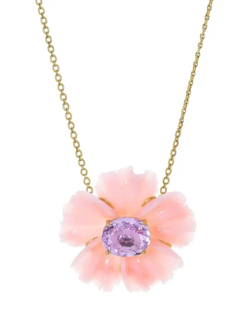 Collier en 18ct serti de kunzite et d'opale - Irene Neuwirth - Modalova