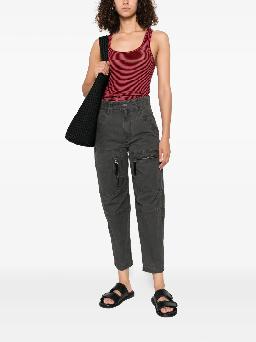 MARANT ÉTOILE high-waisted cargo trousers | High Waisted Pants | Image 2