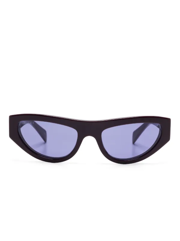 Gucci Eyewear キャットアイ サングラス | パープル | FARFETCH JP