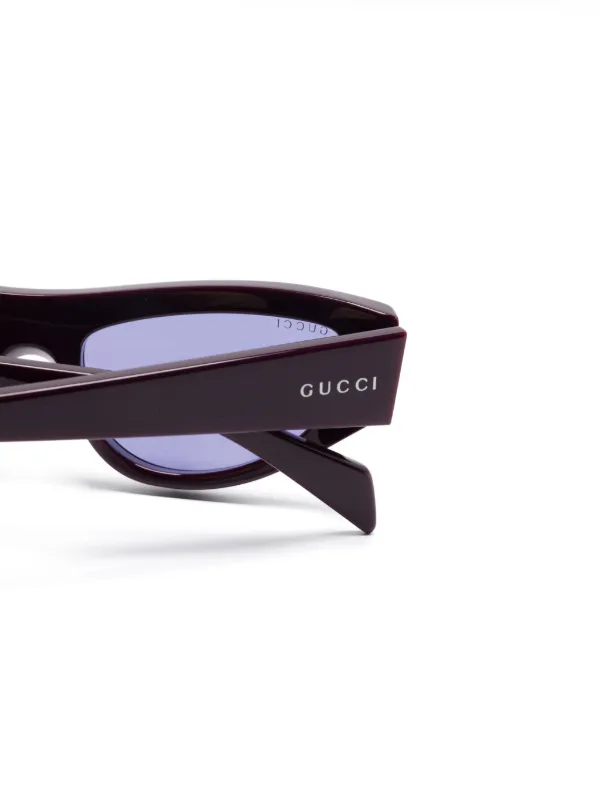 GUCCI パープル キャットアイ サングラス Gucci Eyewear キャットアイ サングラス | パープル | FARFETCH JP