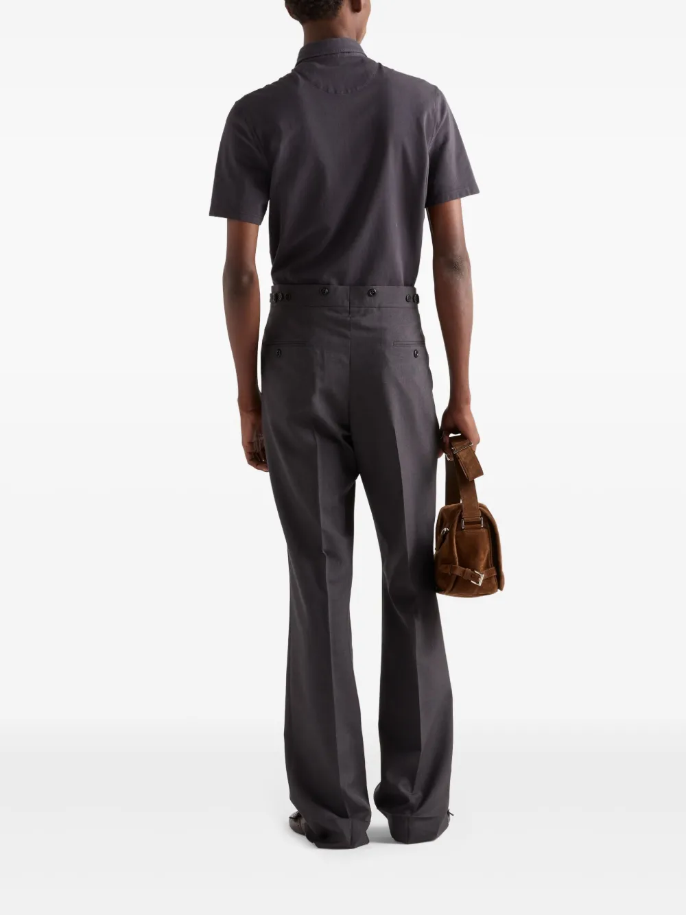 Prada Piqué poloshirt Grijs