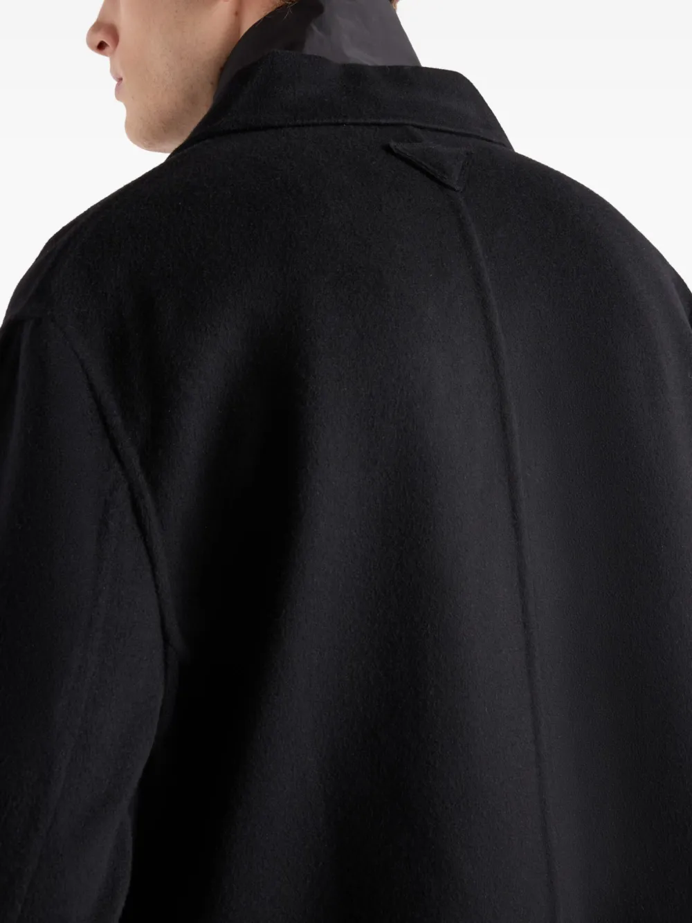 Prada Kasjmier jas Zwart