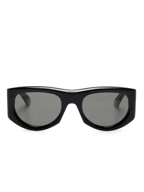 Gucci Eyewear نظارة شمس بإطار هندسي