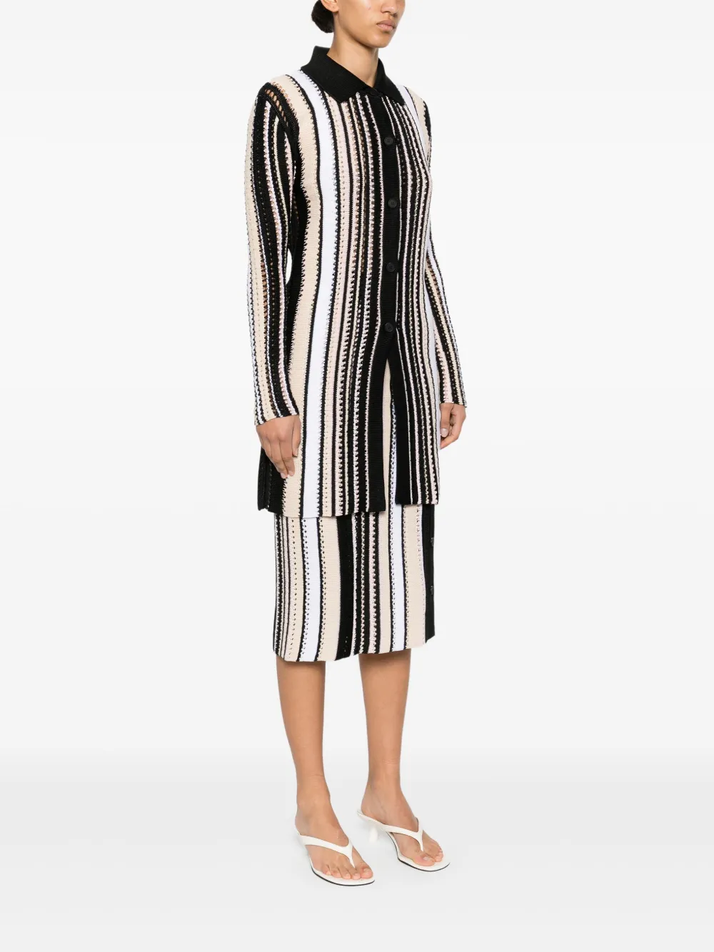 Missoni Gestreepte jas Zwart