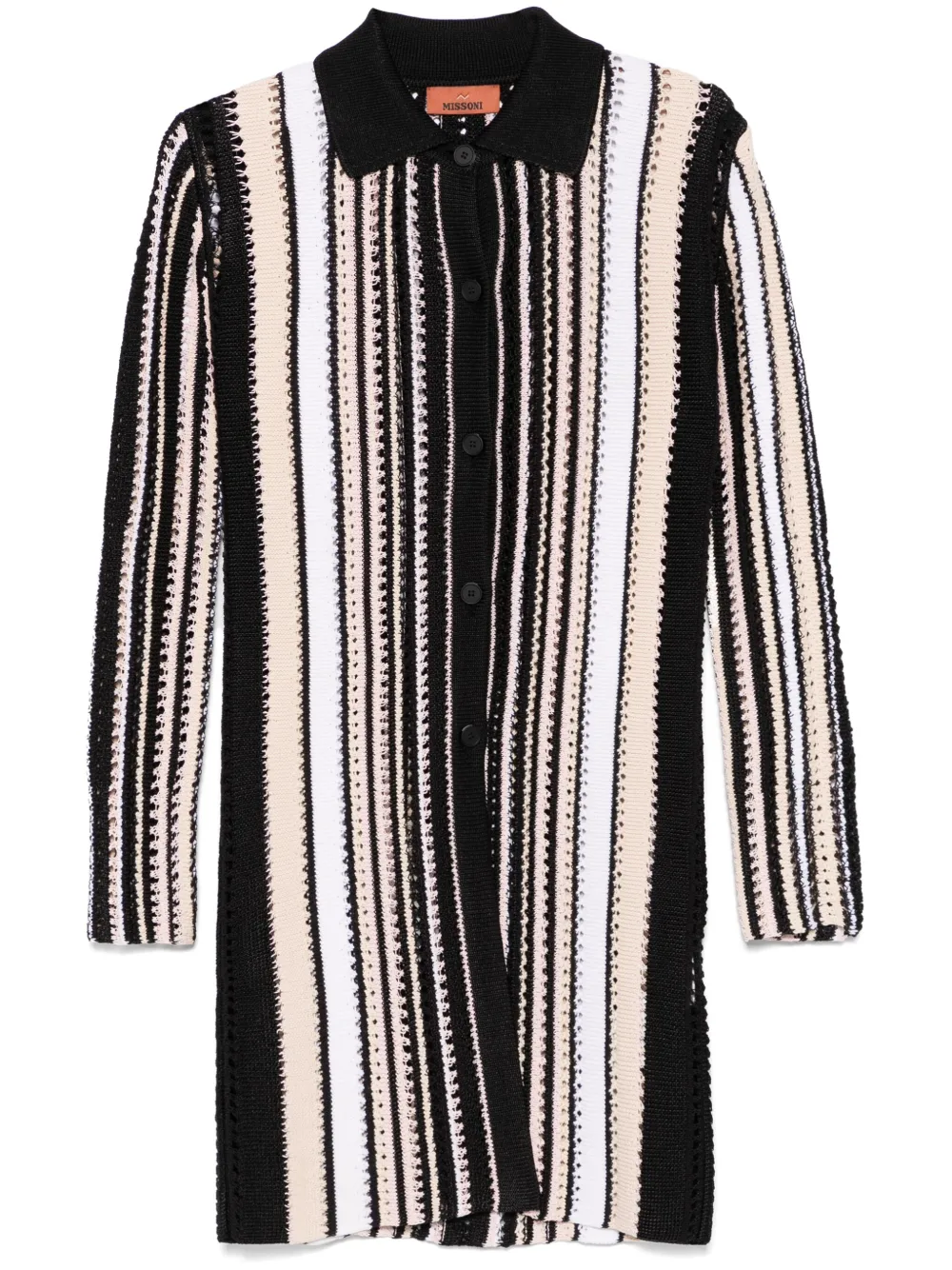 Missoni Gestreepte jas Zwart