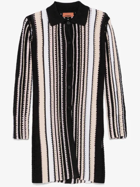 Missoni abrigo con motivo de rayas