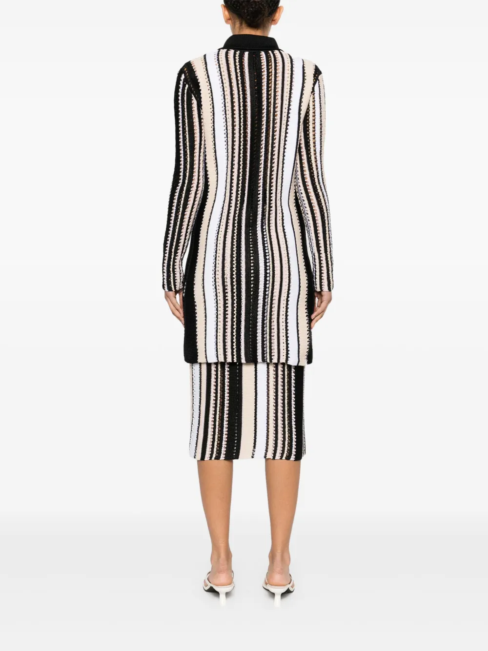 Missoni Gestreepte jas Zwart
