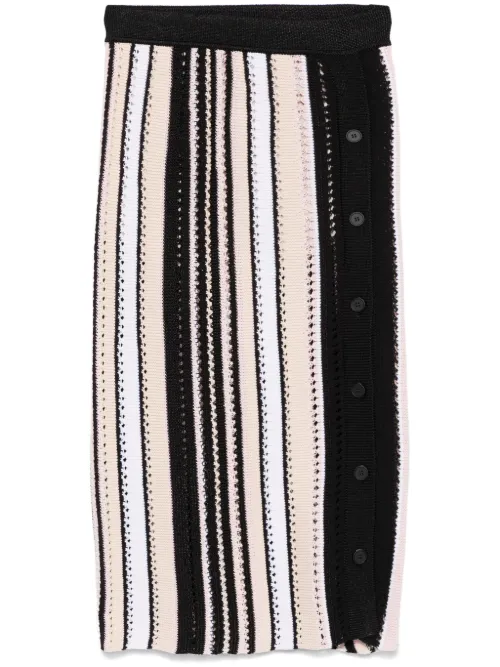 Jupe mi-longue à rayures - Missoni - Modalova