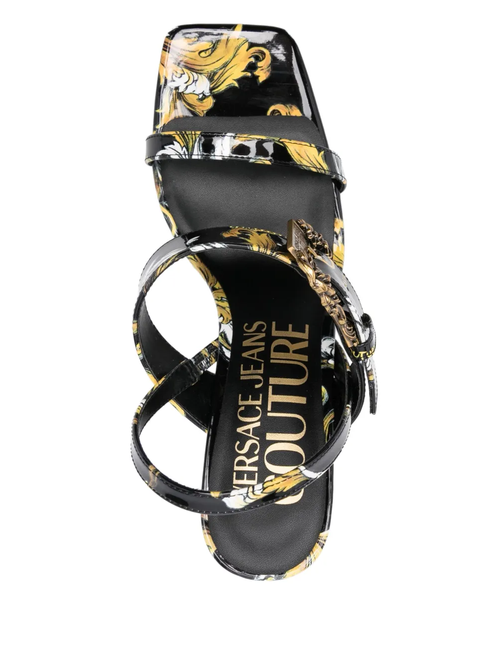 Versace Jeans Couture 90 mm Emily sandalen Zwart