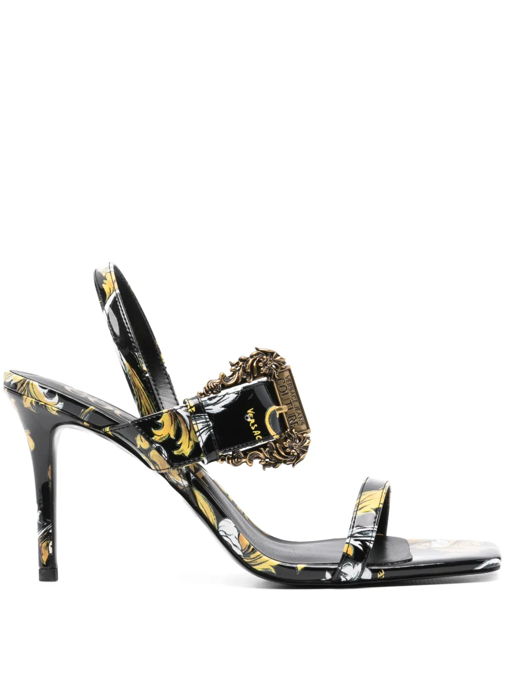 Versace Jeans Couture 90 mm Emily sandalen Zwart