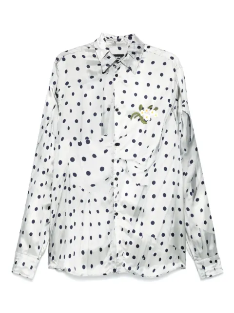 EGONlab. camisa con estampado de lunares
