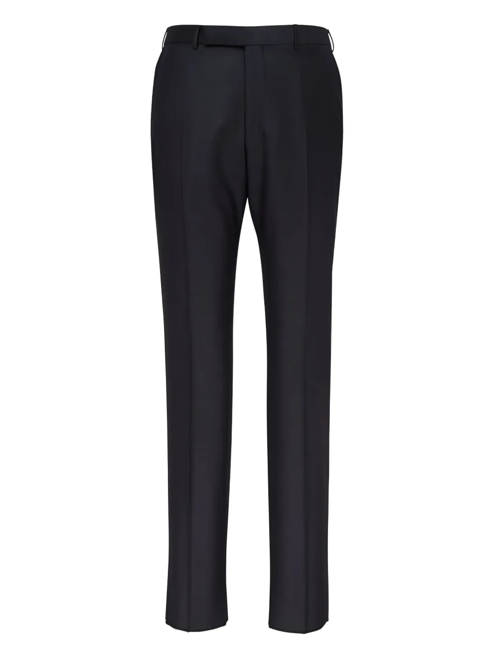 Zegna flat-front wool trousers | Grey | Image 1