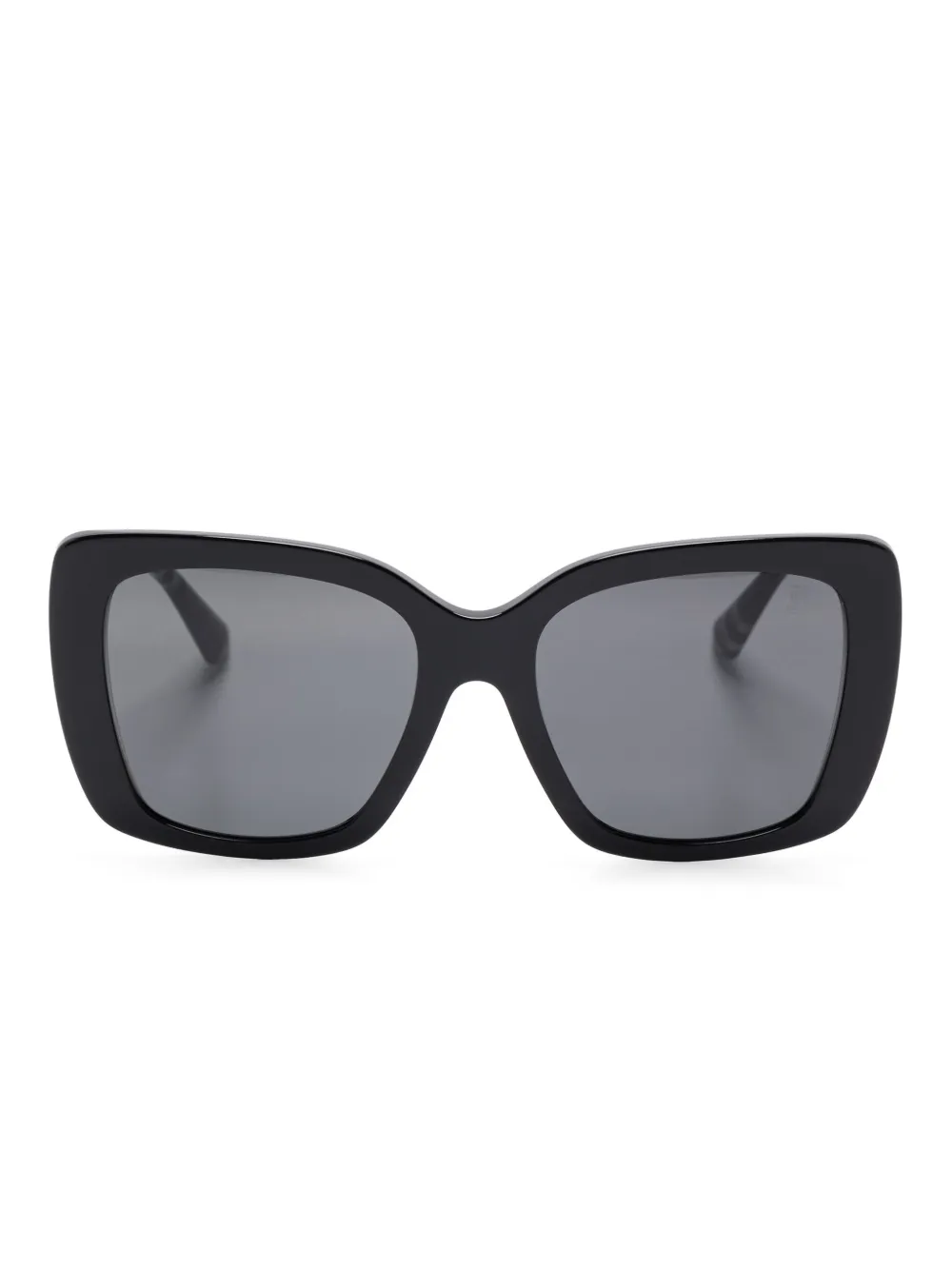 Burberry Eyewear Geruite zonnebril Zwart
