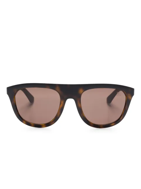 Burberry Eyewear lentes de sol con armazón estilo carey