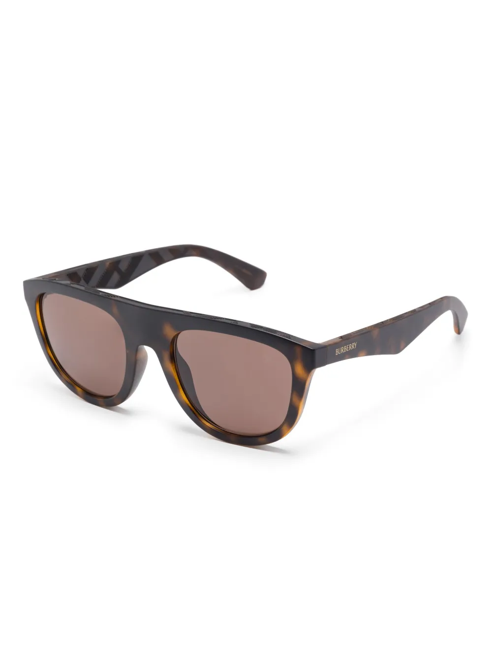 Burberry Eyewear Zonnebril met schilpadschild design Bruin