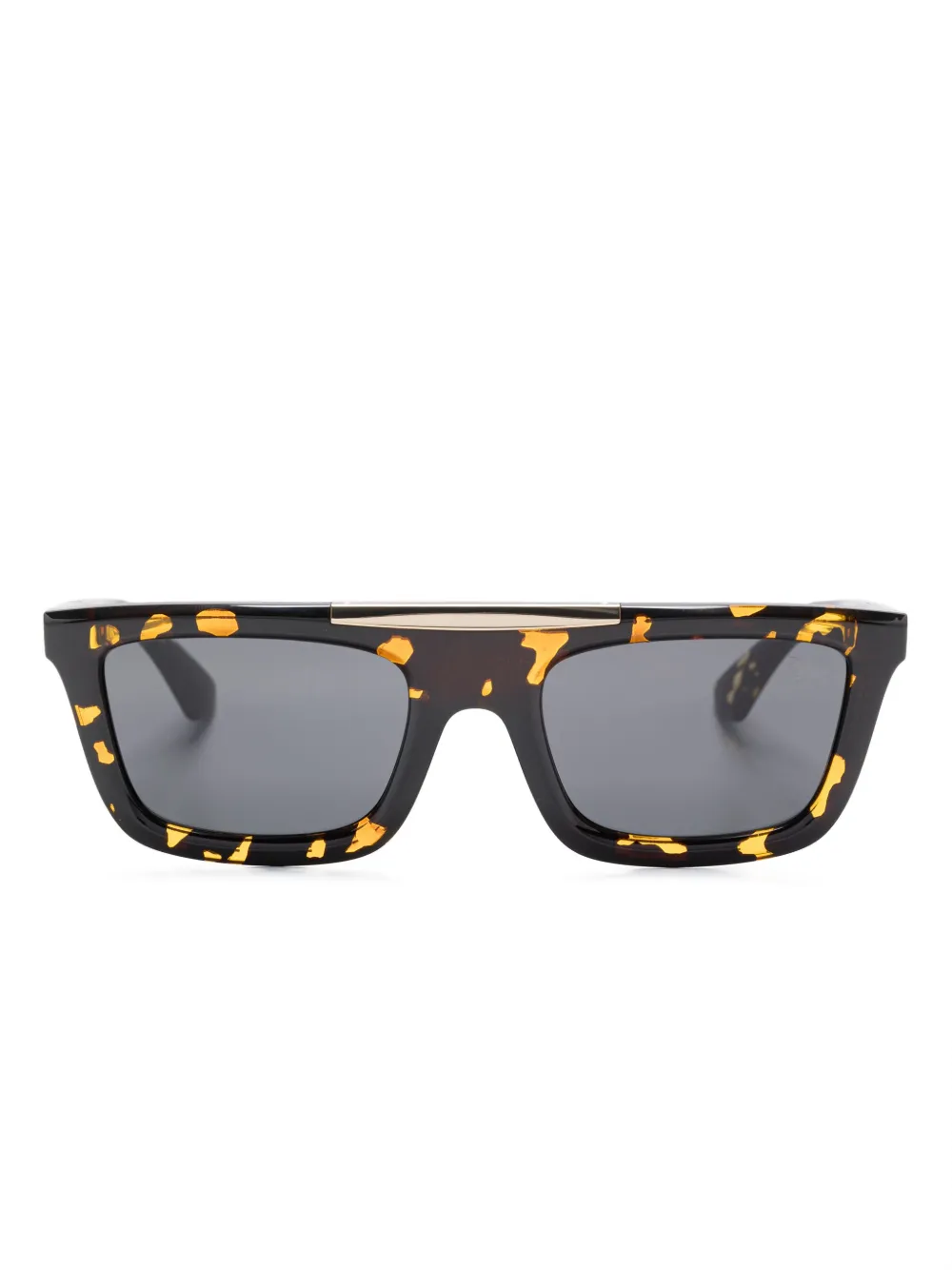 Burberry Eyewear Zonnebril met rechthoekig montuur Bruin