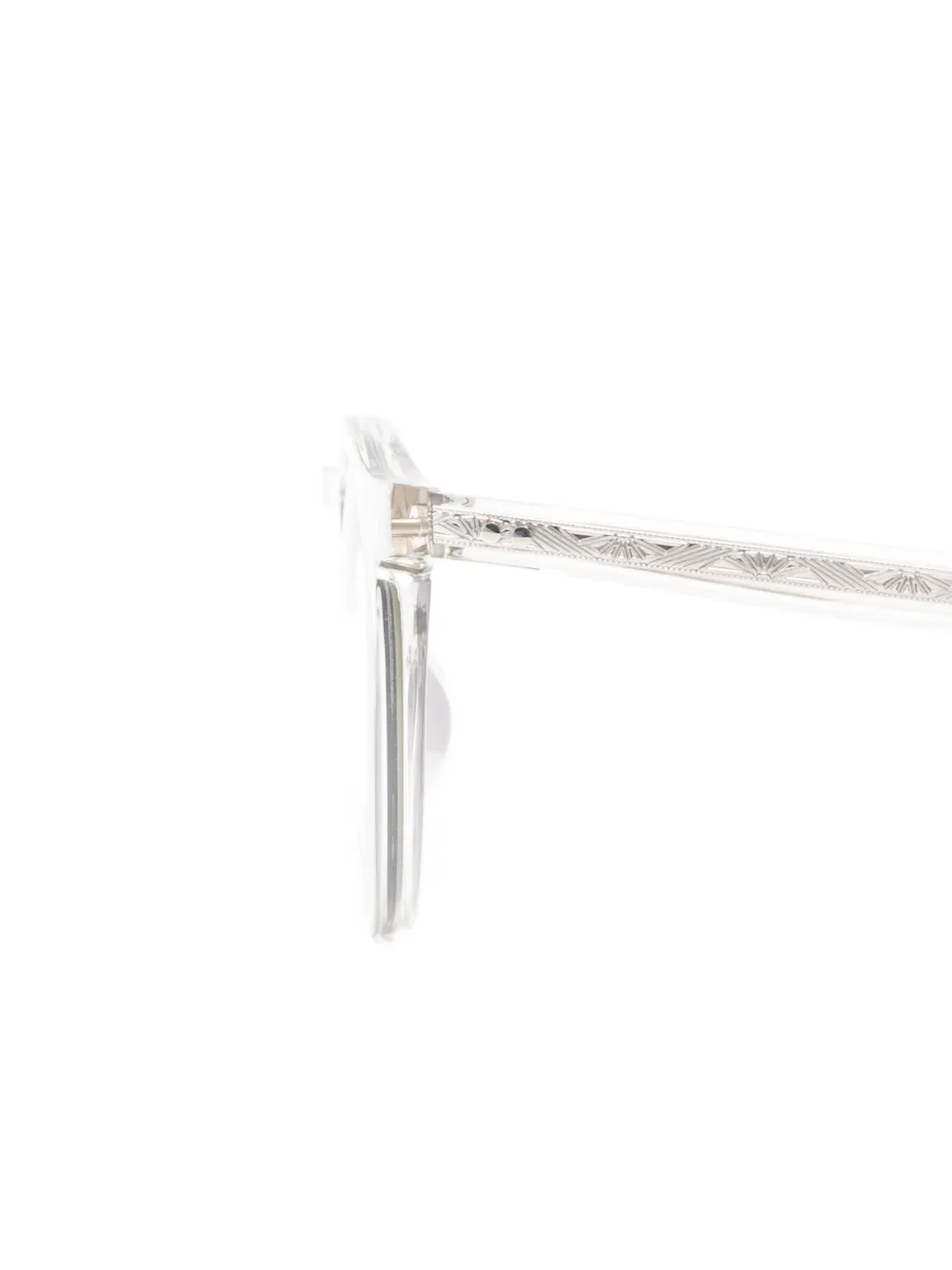 Oliver Peoples Op-13 zonnebril met rond montuur Zilver