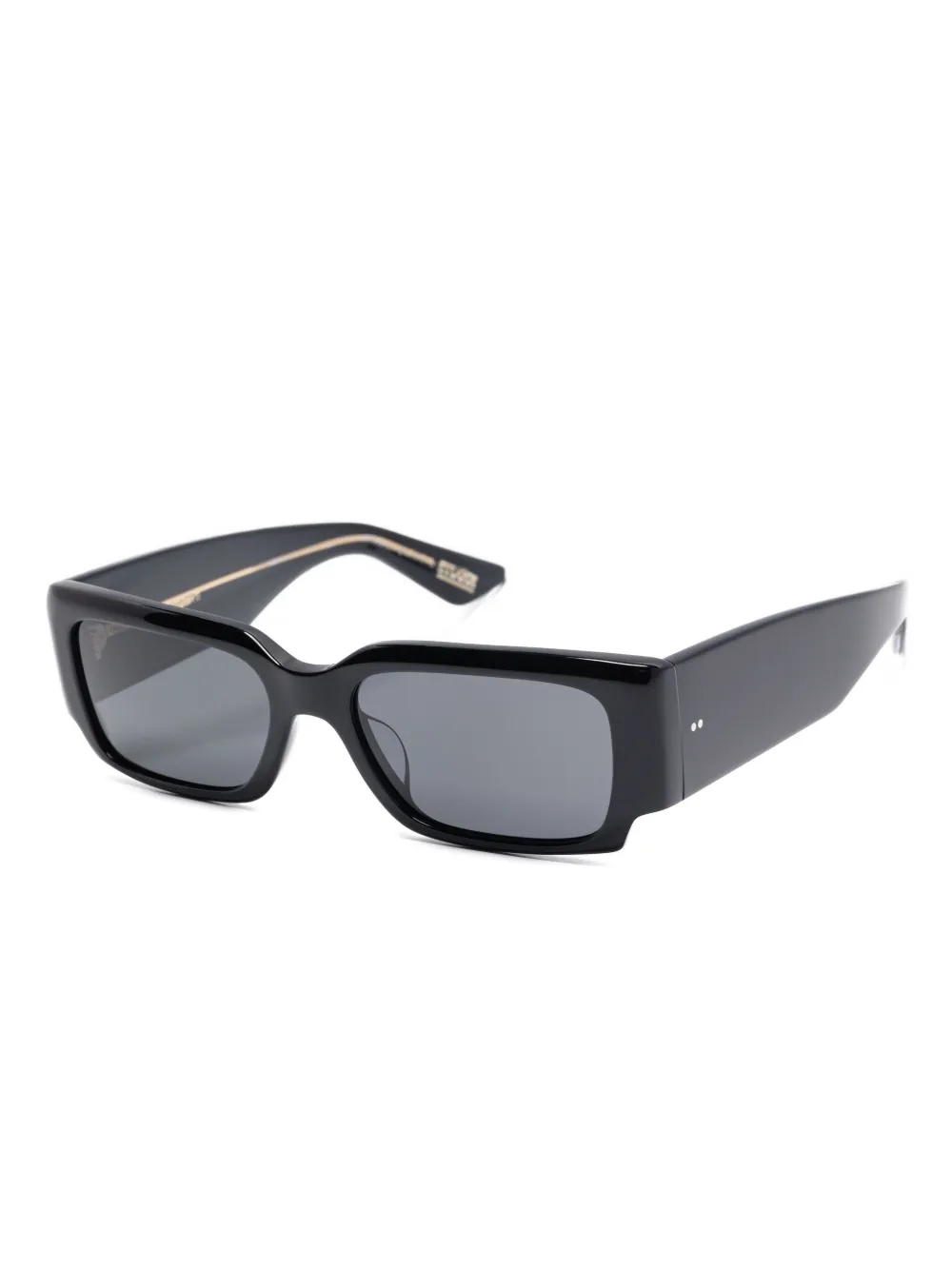 Oliver Peoples 1995 C zonnebril met rechthoekig montuur Zwart