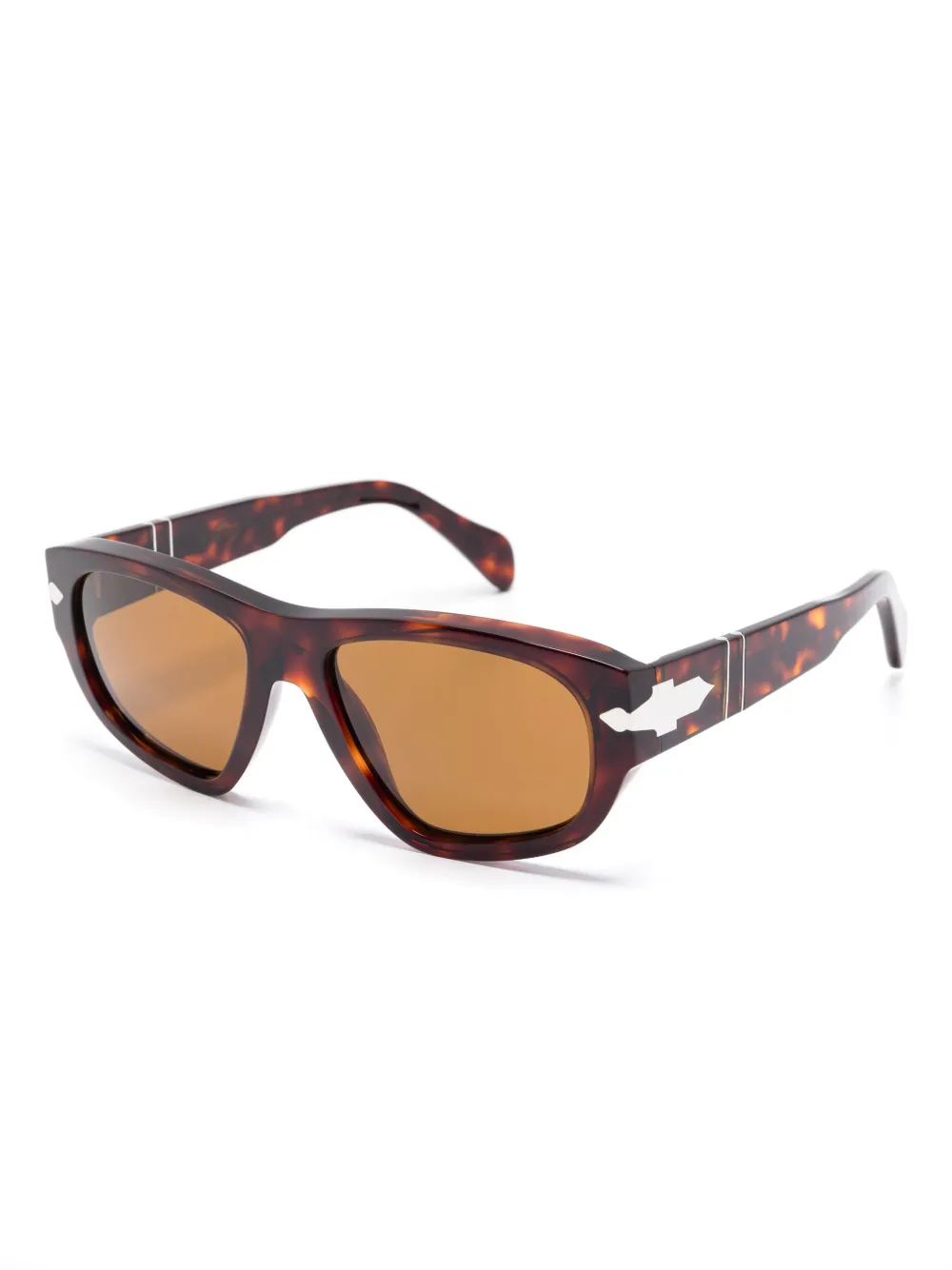 Persol geometric-frame sunglasses - Bruin