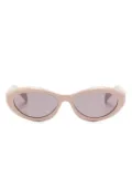Prada Eyewear oval-frame sunglasses - Pink