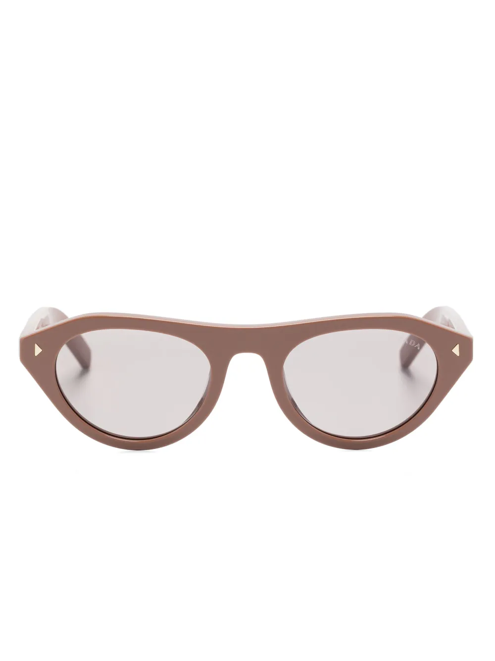 Prada Eyewear Zonnebril met cat-eye montuur 28D-02T PECAN
