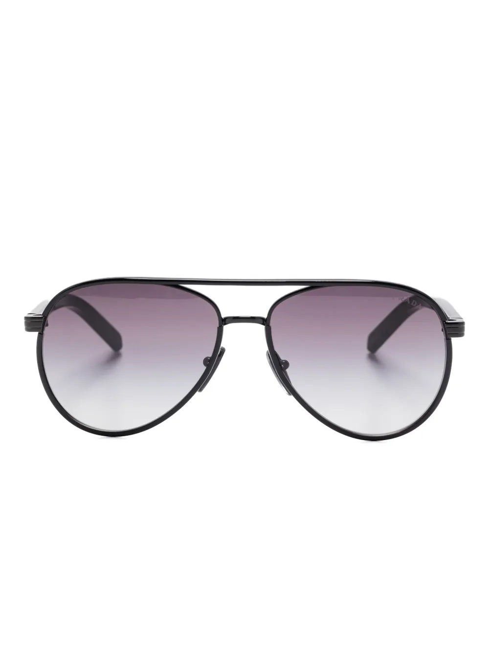 Prada Eyewear Zonnebril met piloten montuur Zwart