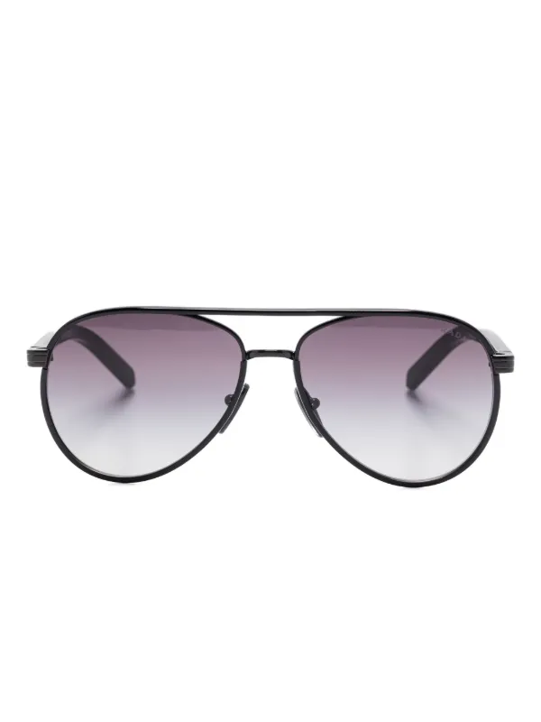 Prada Eyewear パイロット サングラス | ブラック | FARFETCH JP