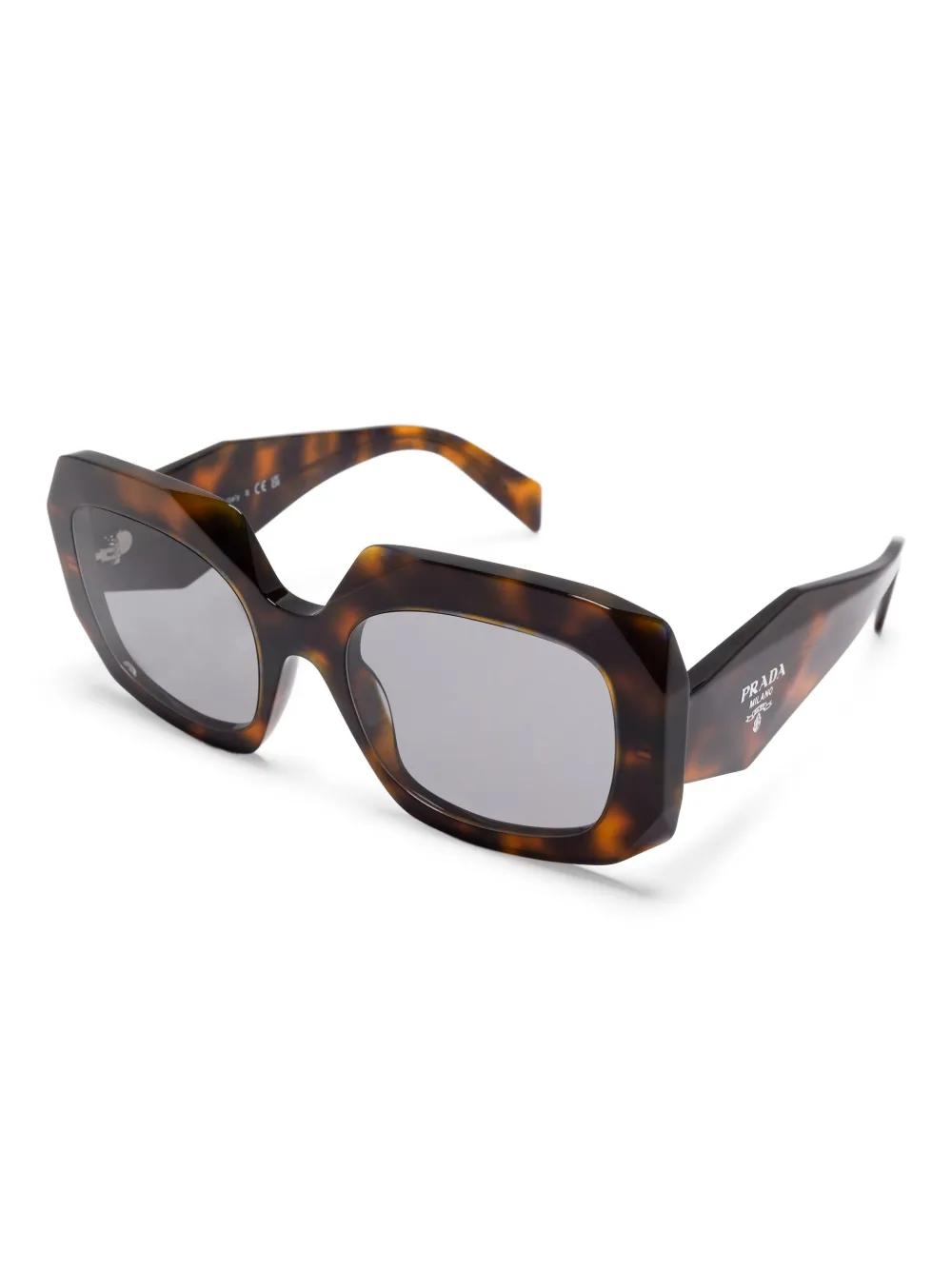 Prada Eyewear oversize-frame sunglasses Bruin