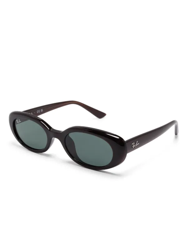Ray-Ban オーバルフレーム サングラス | ブラウン | FARFETCH JP