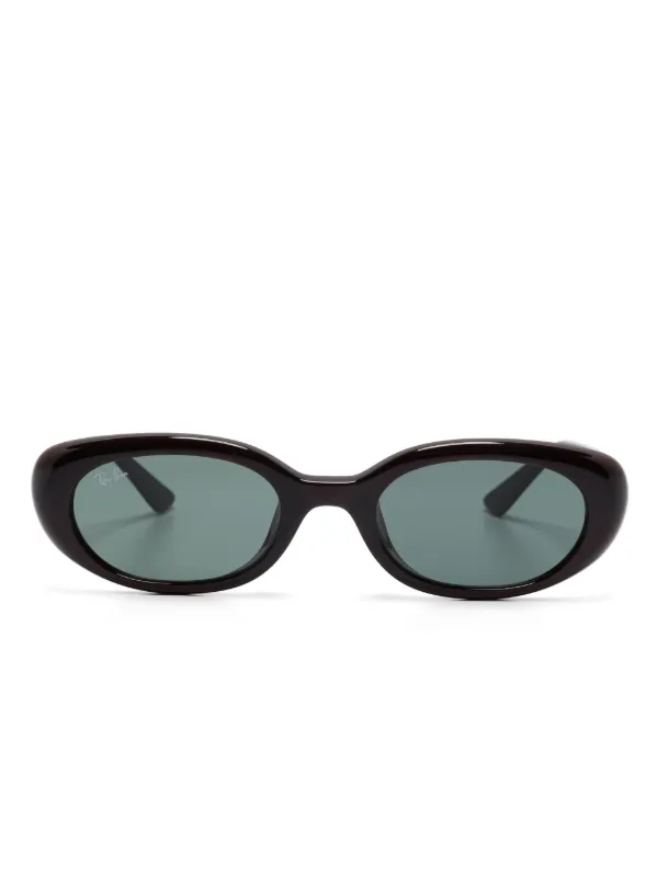 Ray-Ban ブラウン オーバル サングラス Ray-Ban オーバルフレーム サングラス | ブラウン | FARFETCH JP