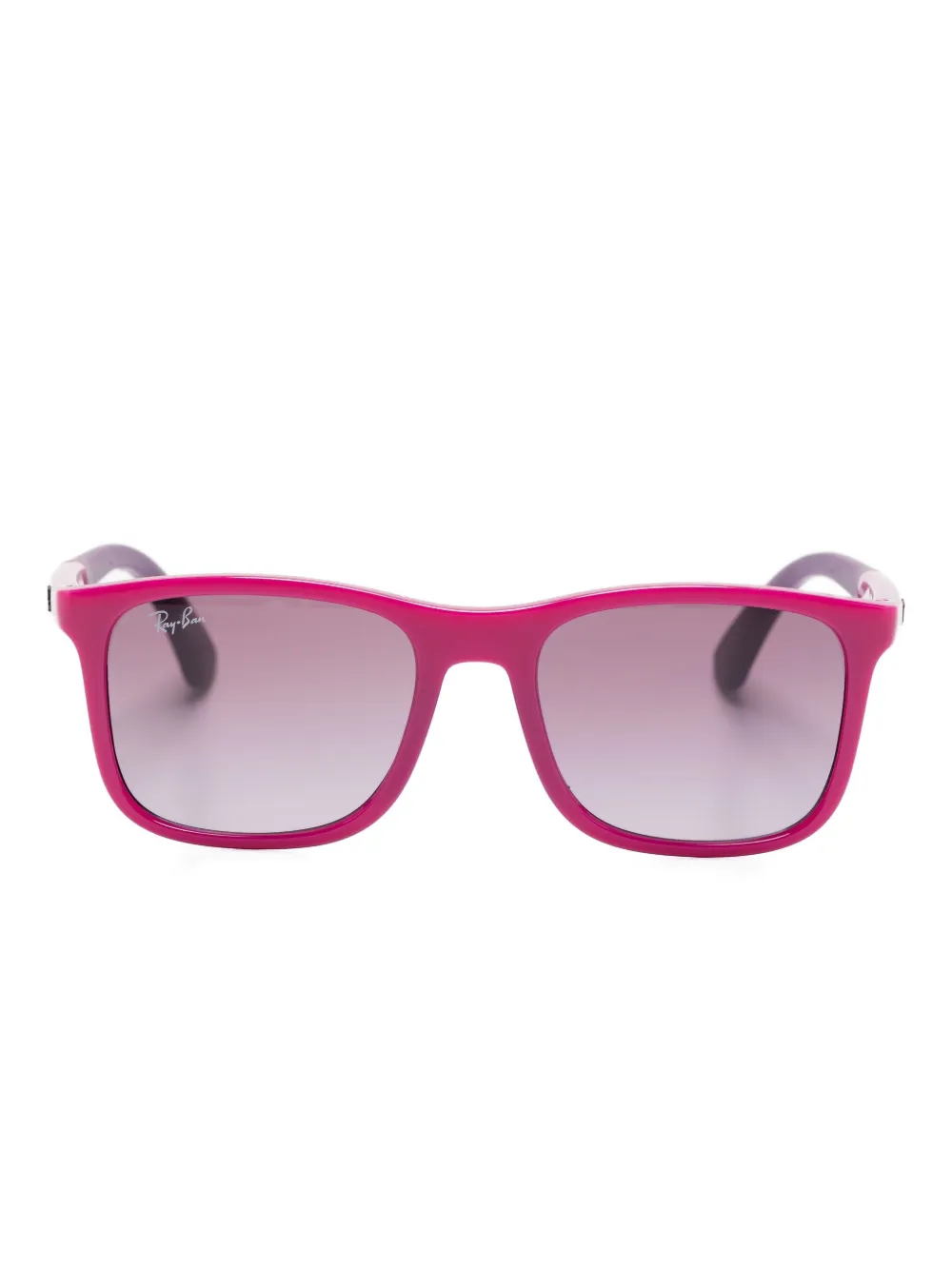 RAY-BAN JUNIOR RB9084S rectangle-frame sunglasses - ピンク RAY-BAN JUNIOR RB9084S rectangle-frame sunglasses - ピンク