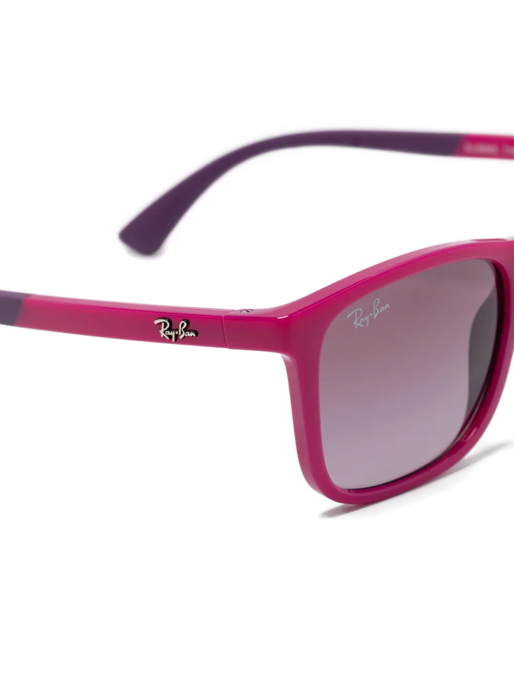 RAY-BAN JUNIOR RB9084S zonnebril met rechthoekig montuur Roze