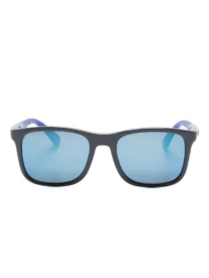 Ray-Ban Wayfarer Reverse square-frame Sunglasses | Blue | FARFETCH IN