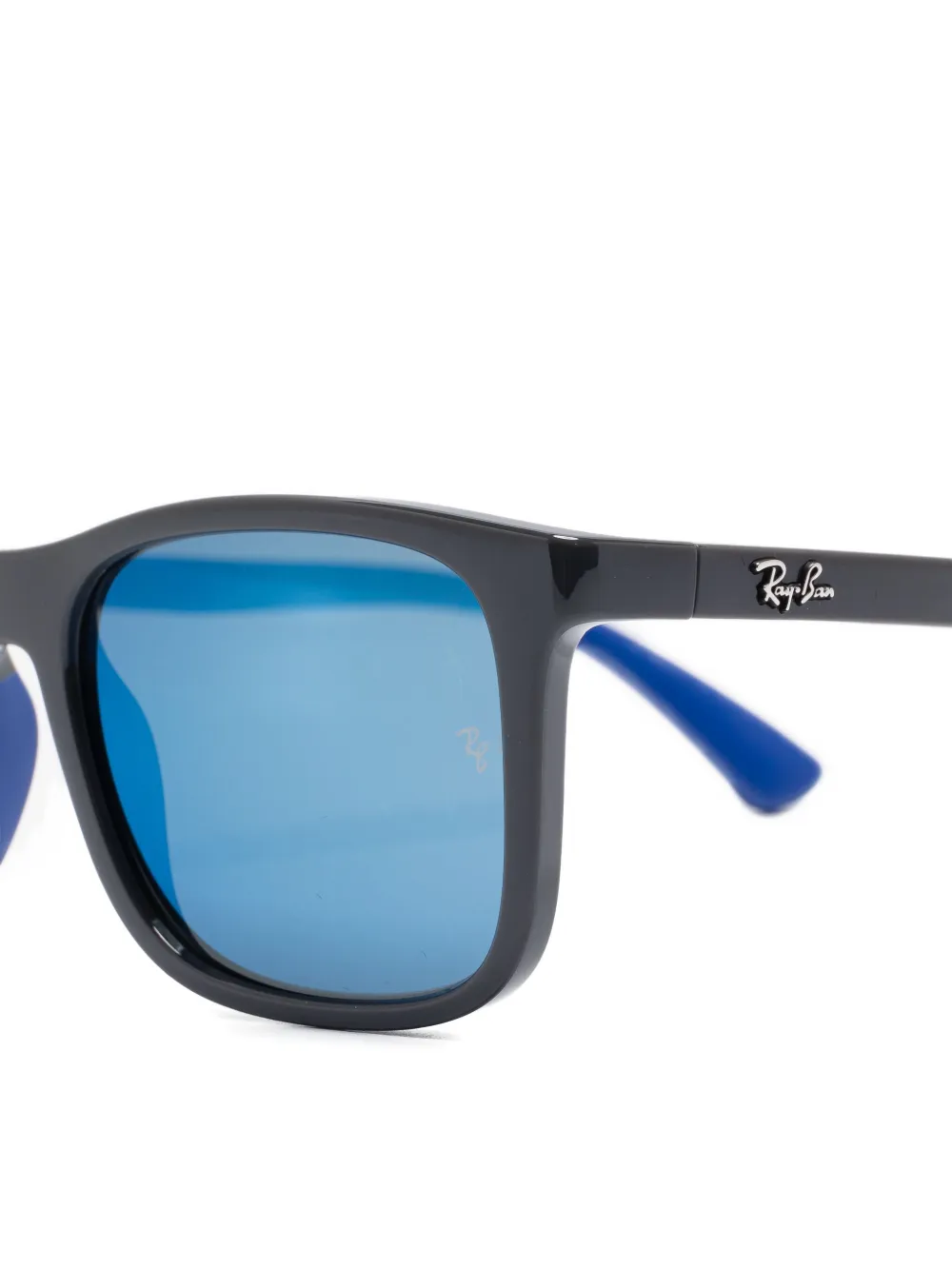 Ray-Ban Zonnebril met rechthoekig montuur Grijs