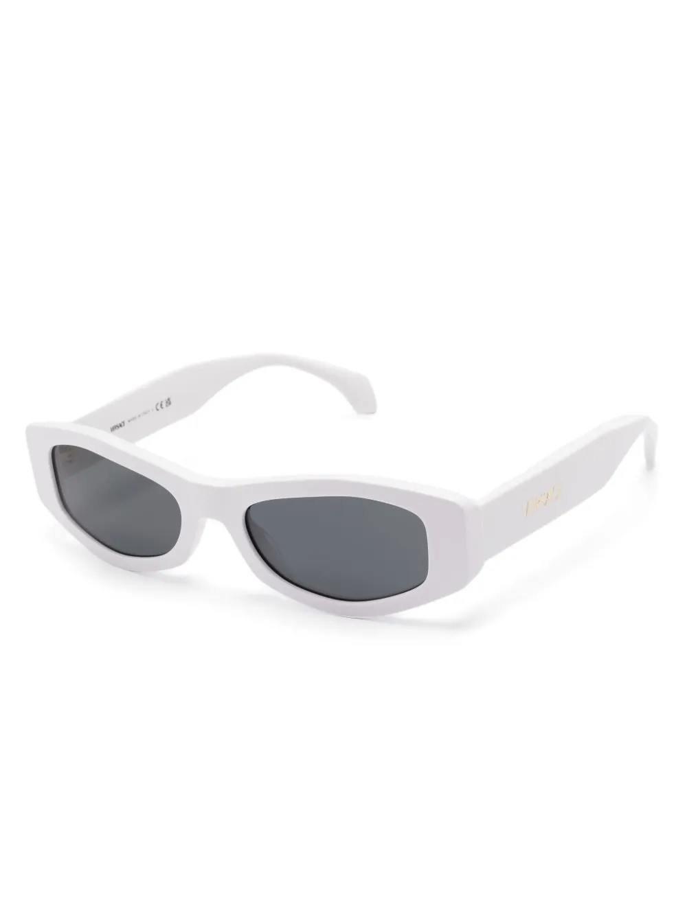 Versace Eyewear rectangle-frame sunglasses - Wit