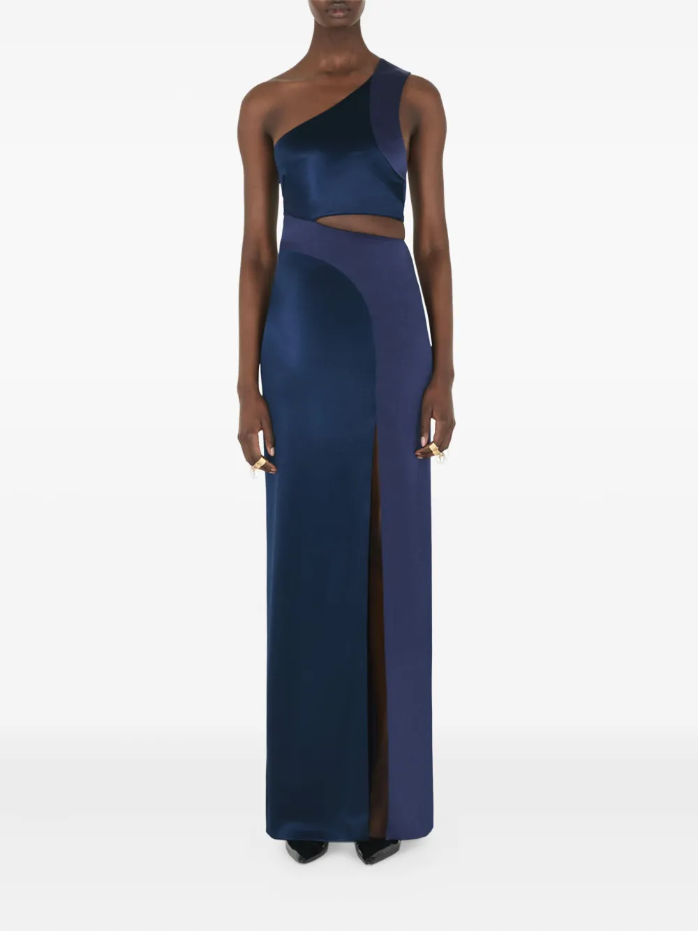 Galvan one-shoulder cut-out gown | Evening Dresses | Image 2