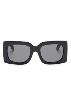 Versace Eyewear Greca-panel Sunglasses | Black | FARFETCH display picture 2