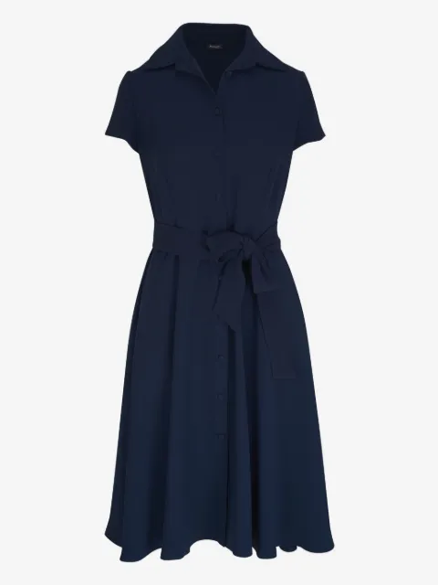 Kiton tied-waist midi dress