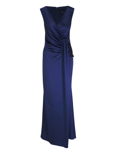 Kiton vestido midi con detalle fruncido