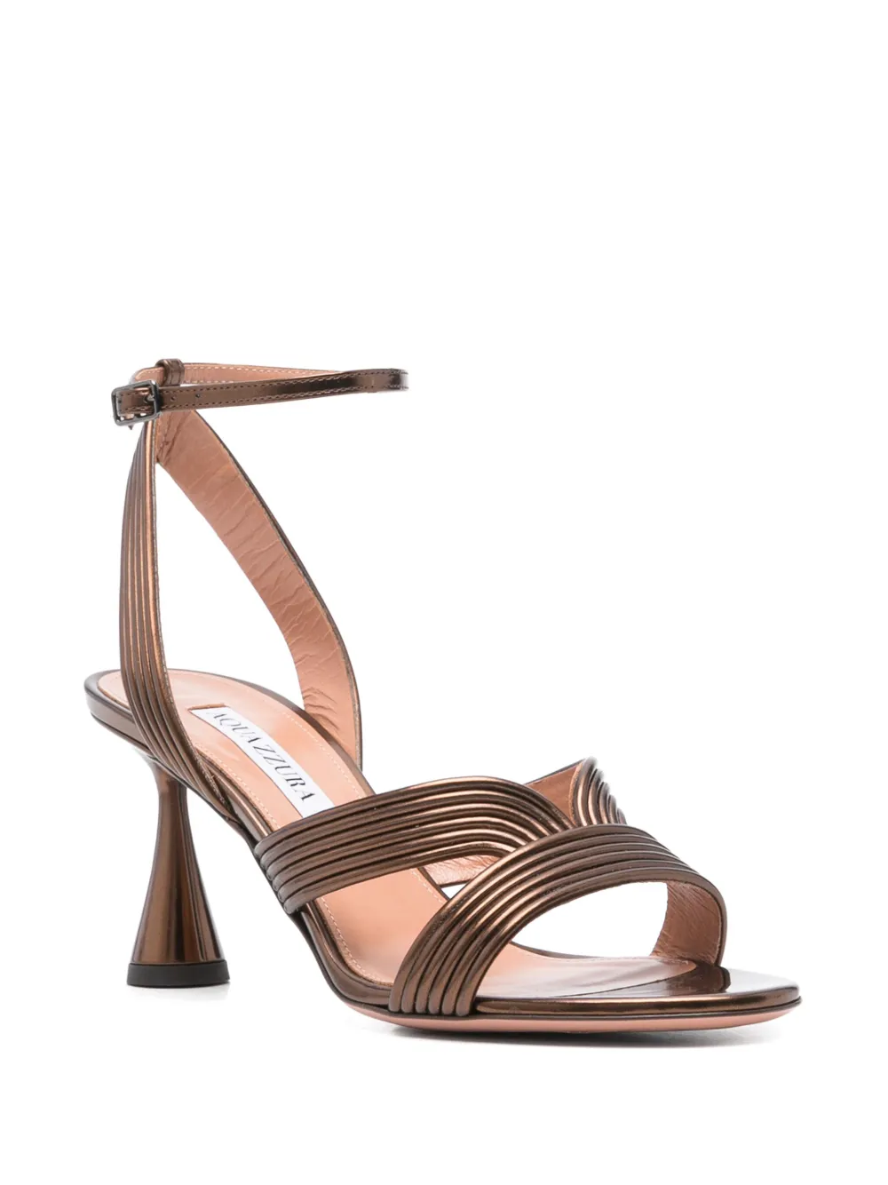 Aquazzura 80mm Daryl sandals Brown