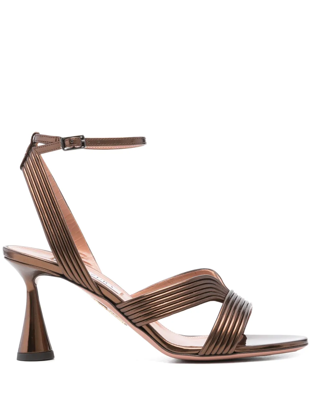 Aquazzura 80mm Daryl sandals Brown