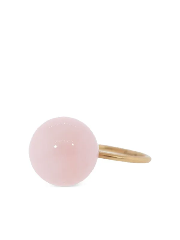 Irene Neuwirth 18kt Rose Gold Medium Gumball Opal Ring in Pink