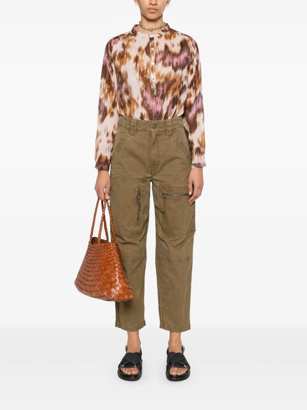 MARANT ÉTOILE Kelyane broek - Groen