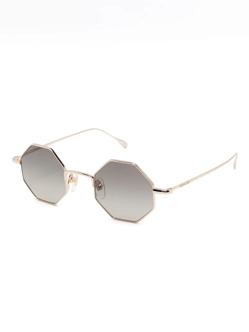 Gucci Eyewear geometric-frame sunglasses - Goud