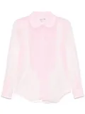 Comme Des Garçons Comme Des Garçons ruffled shirt - Pink