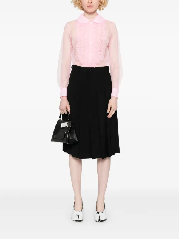 Comme Des Garçons Comme Des Garçons Ruffled Shirt | Pink