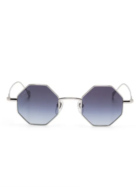 Gucci geometric-frame sunglasses