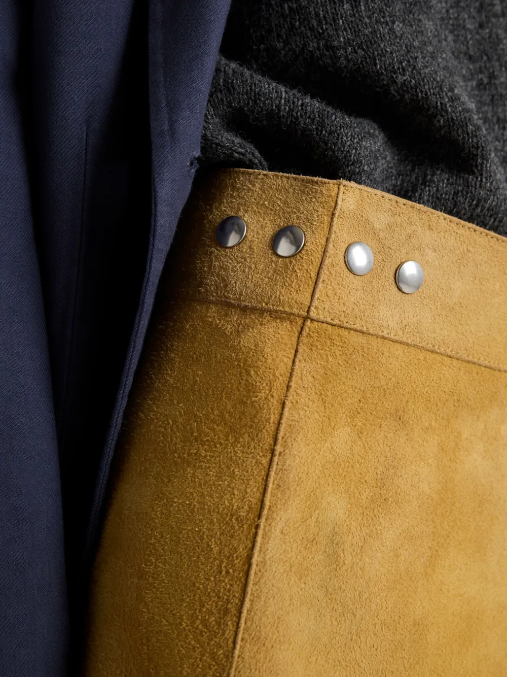 Prada Minigonna in pelle scamosciata | Image 5