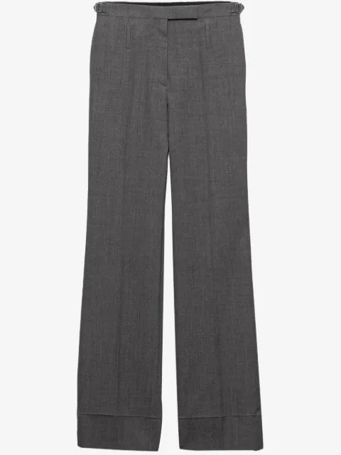 Prada belted tailored trousers